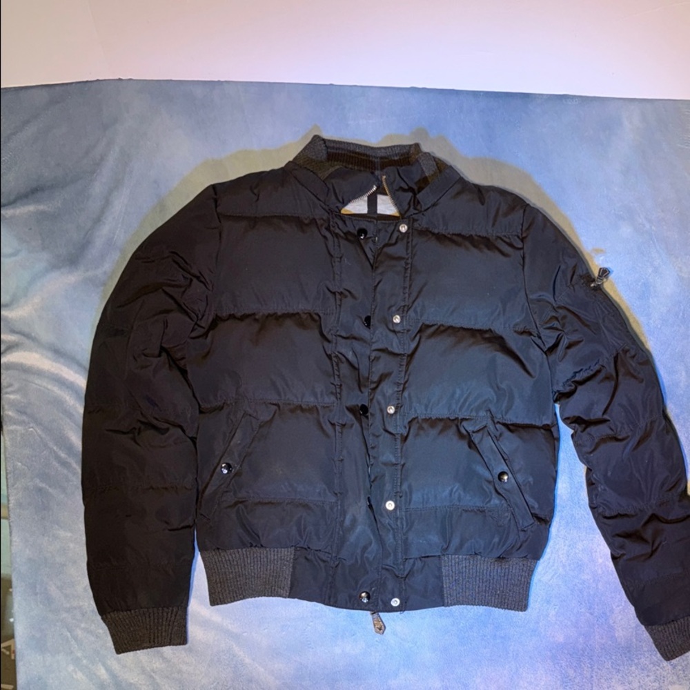 Children’s American Eagle Black Puffer Jacket - Down and Feather Filled sz. M